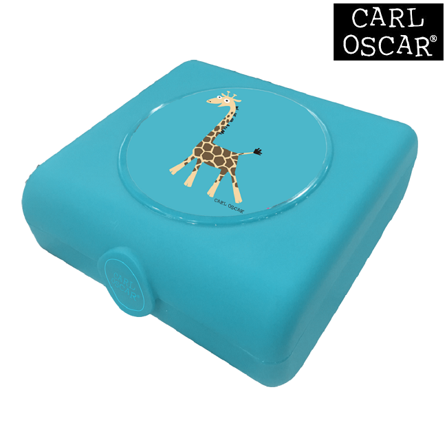 Sviestmaižu kaste - Carl Oscar Sandwich Box Blue Giraffe