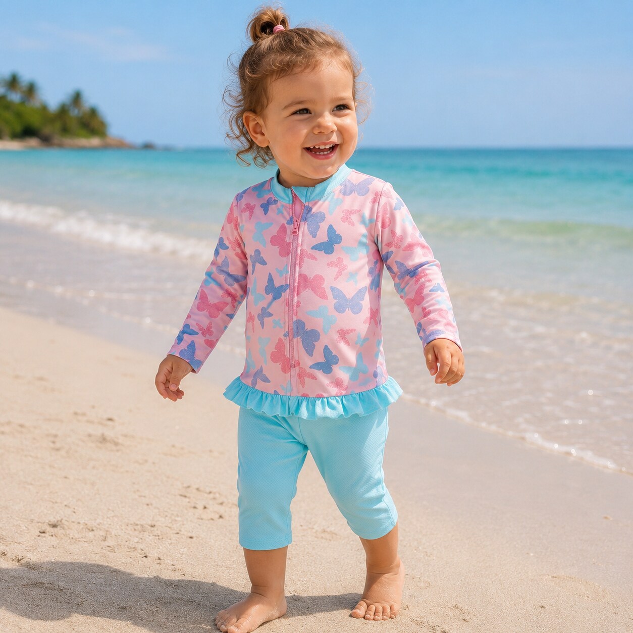 Peldkostīms bērniem - Playshoes Butterfly (long)