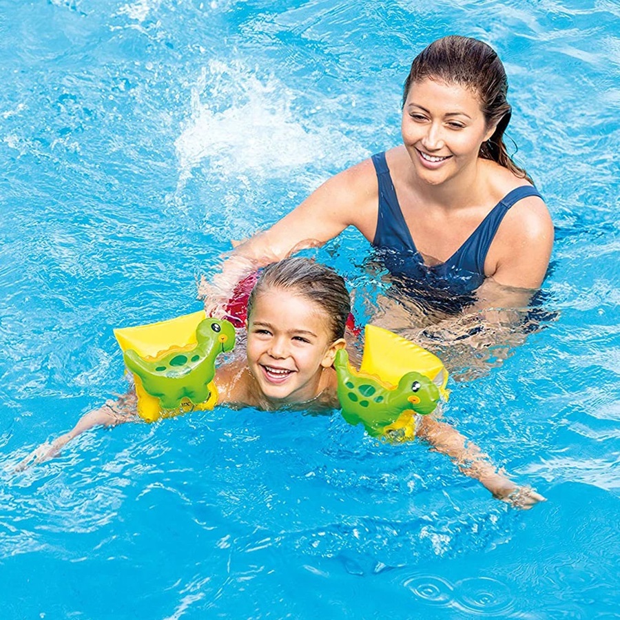 Peldēšanas uzroči bērniem Intex Dinosaurs
