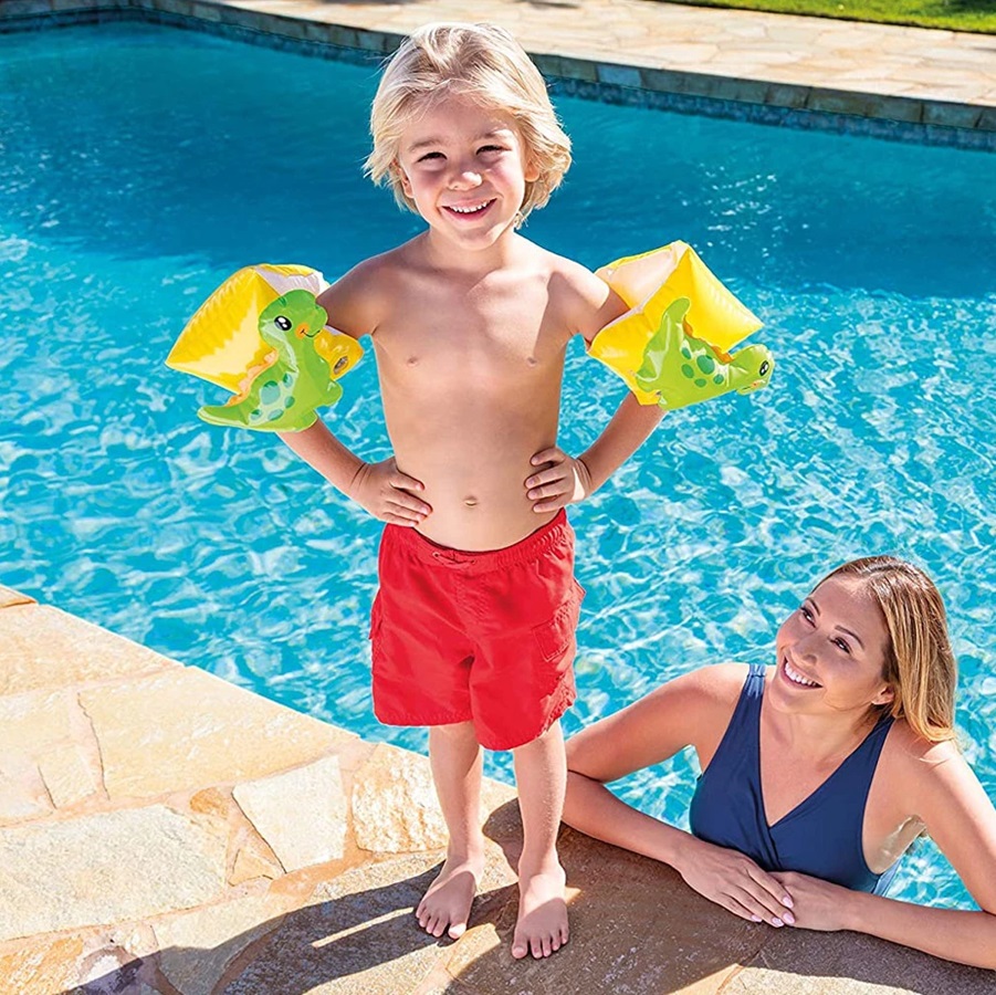 Peldēšanas uzroči bērniem Intex Dinosaurs