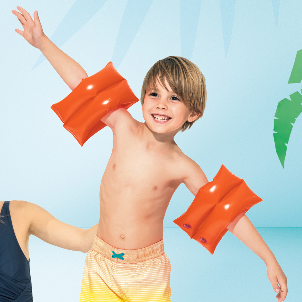 Peldēšanas uzroči bērniem Intex Orange Large