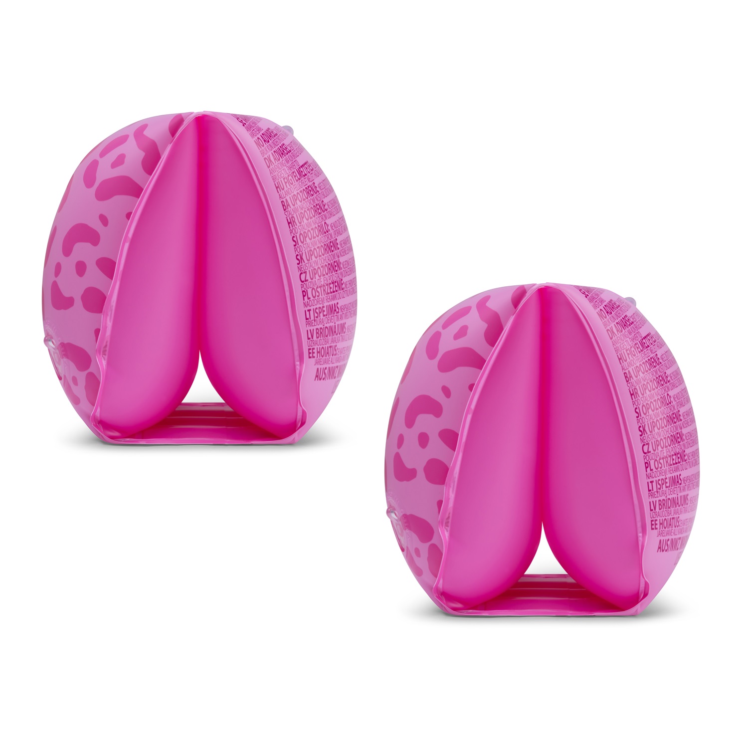 Piepūšamās peldēšanas piedurknes Swim Essentials Pink Leopard