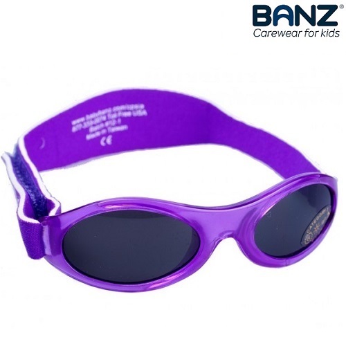 Banz saulesbrilles bērniem un zīdaiņiem BabyBanz Purple