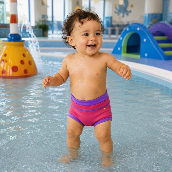 Peldēšanas autiņbiksītes - Speedo Swim Nappy Pink