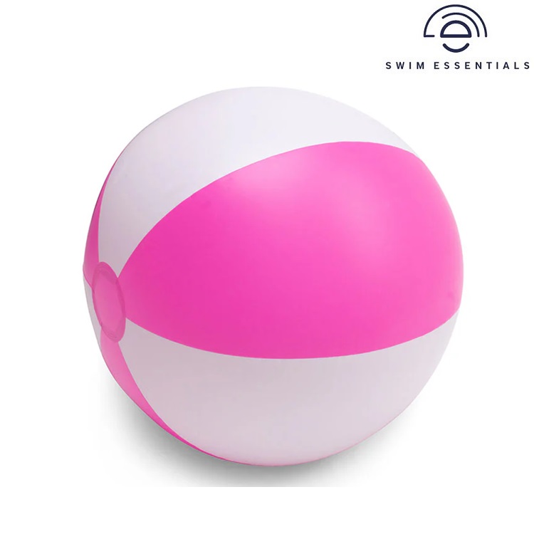 Piepūšamā pludmales bumba Swim Essentials Pink & White