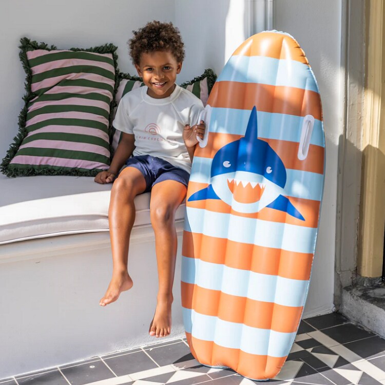 Peldēšanas matracis bērniem Swim Essentials Surf Board Shark