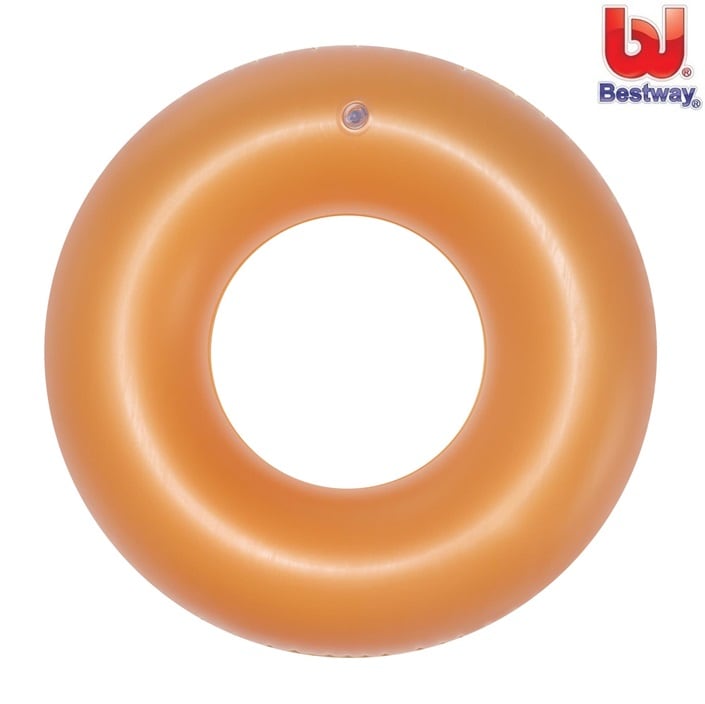 Piepūšamais peldriņķis bērniem Bestway Frosted Neon Orange XL