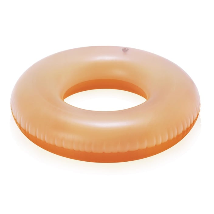 Piepūšamais peldriņķis bērniem Bestway Frosted Neon Orange XL