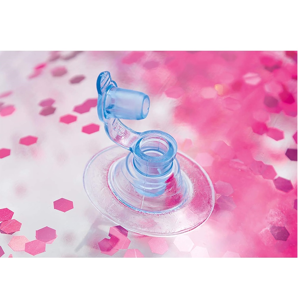 Piepūšams riņķis peldēšanai Intex Glitter Pink