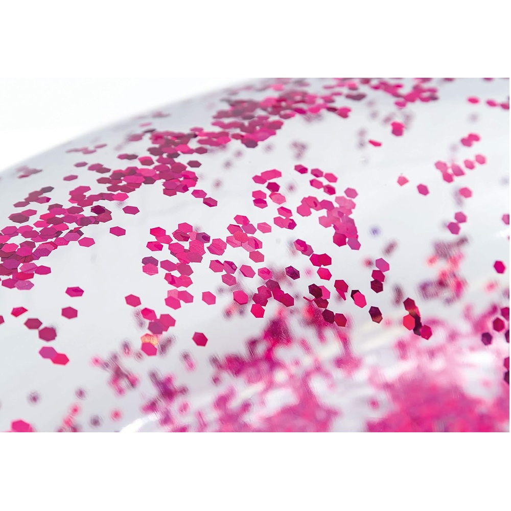 Piepūšams riņķis peldēšanai Intex Glitter Pink