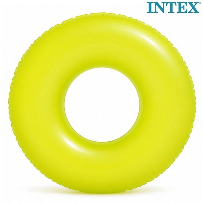 Peldriņķis XL - Intex Neon Yellow