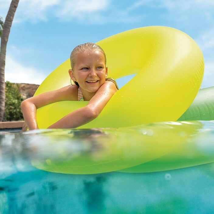 Peldriņķis XL - Intex Neon Yellow