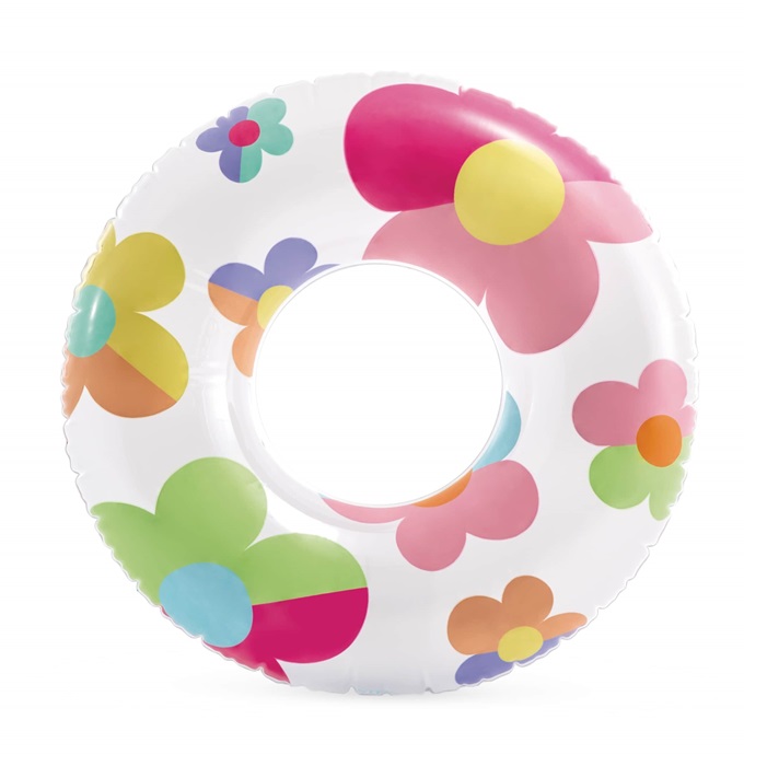 Piepūšams riņķis Intex Whimsical Flowers