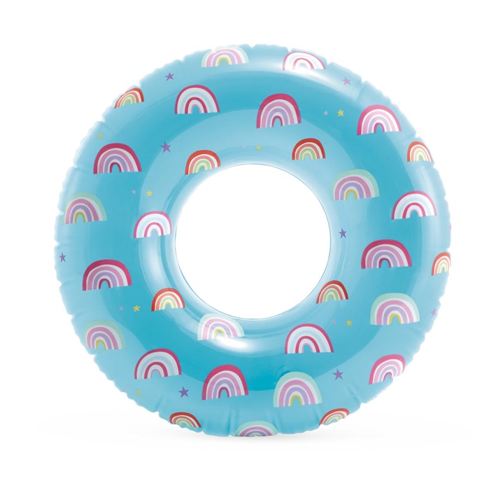 Piepūšams riņķis Intex Whimsical Rainbows