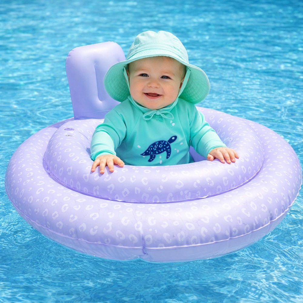 Peldriņķis mazuļiem - Swim Essentials Lilac Leopard