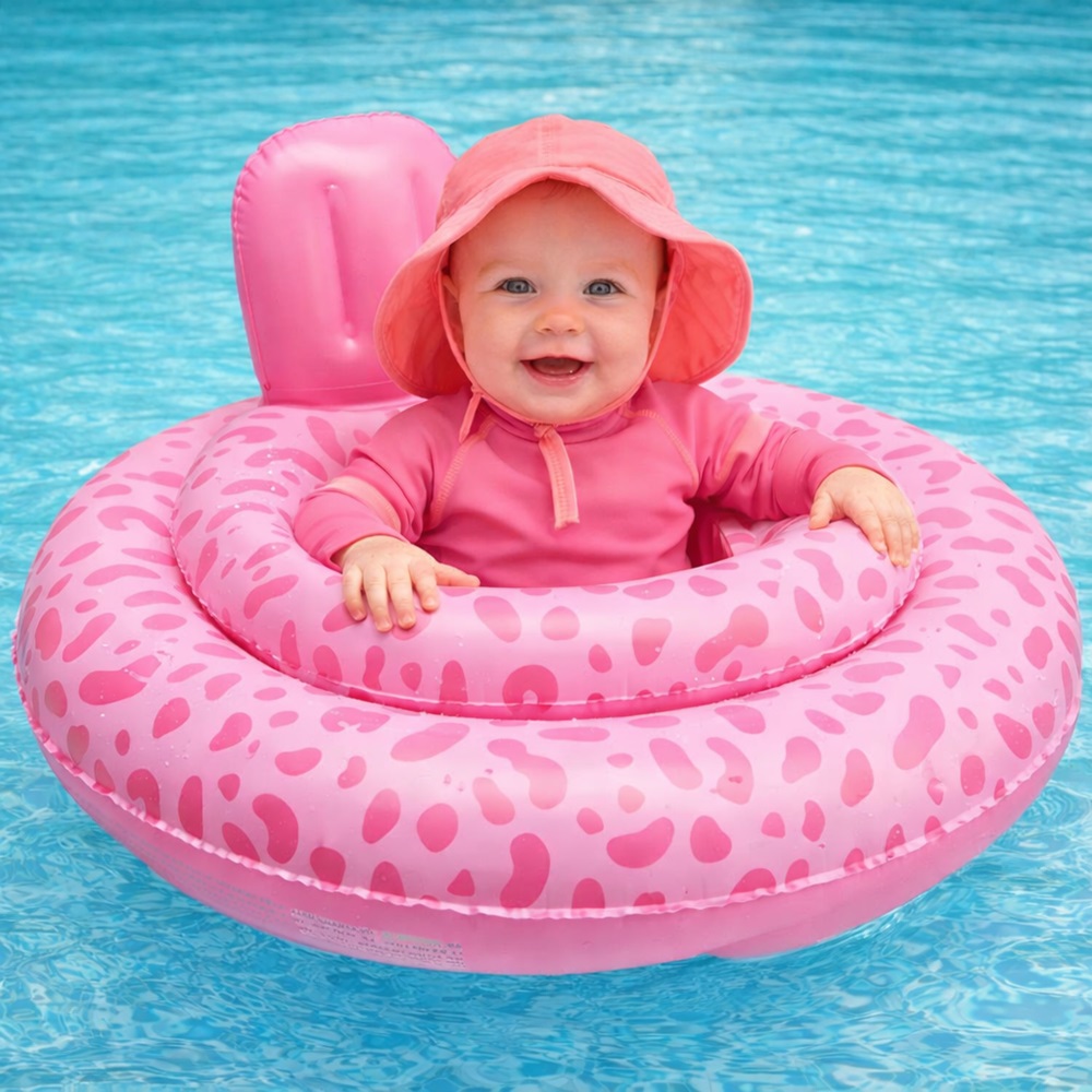 Peldriņķis mazuļiem - Swim Essentials Pink Leopard Peldriņķis mazuļiem - Swim Essentials Pink Leopard