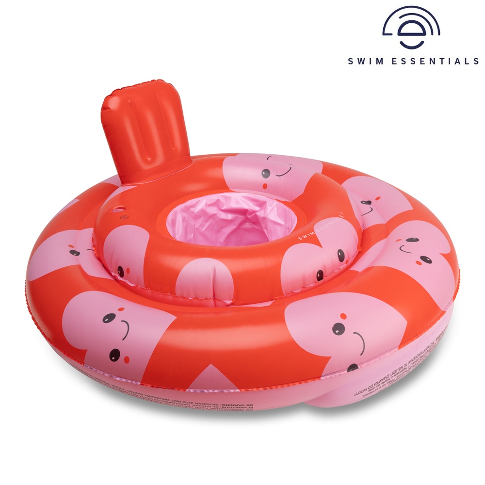 Peldriņķis mazuļiem Swim Essentials Pink Hearts