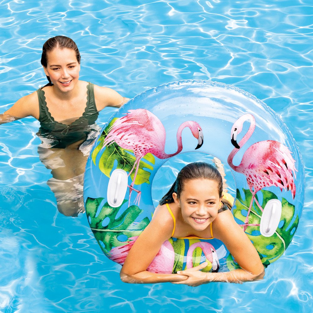 Liels peldriņķis Intex Flamingo