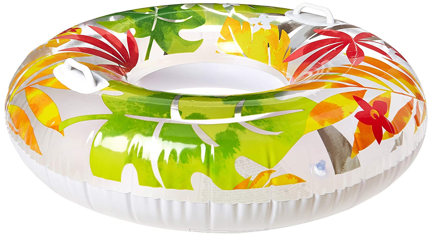 Piepūšams riņķis peldēšanai Intex XL Tropical
