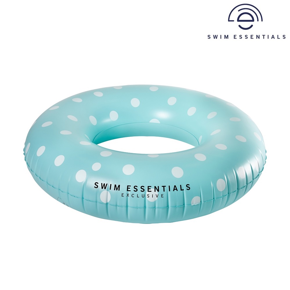 Piepūšams riņķis Swim Essentials Blue With Dots