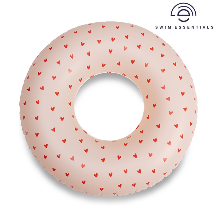 Piepūšams riņķis Swim Essentials Pink Hearts