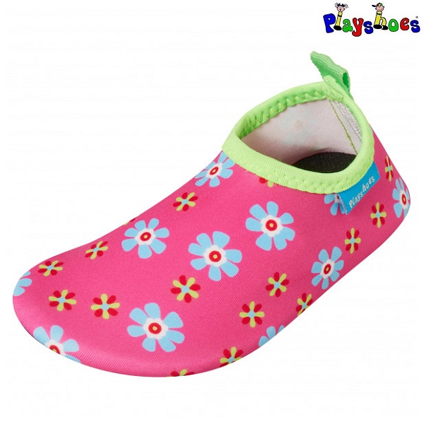 Bērnu pludmales un ūdens apavi Playshoes Uni Flowers