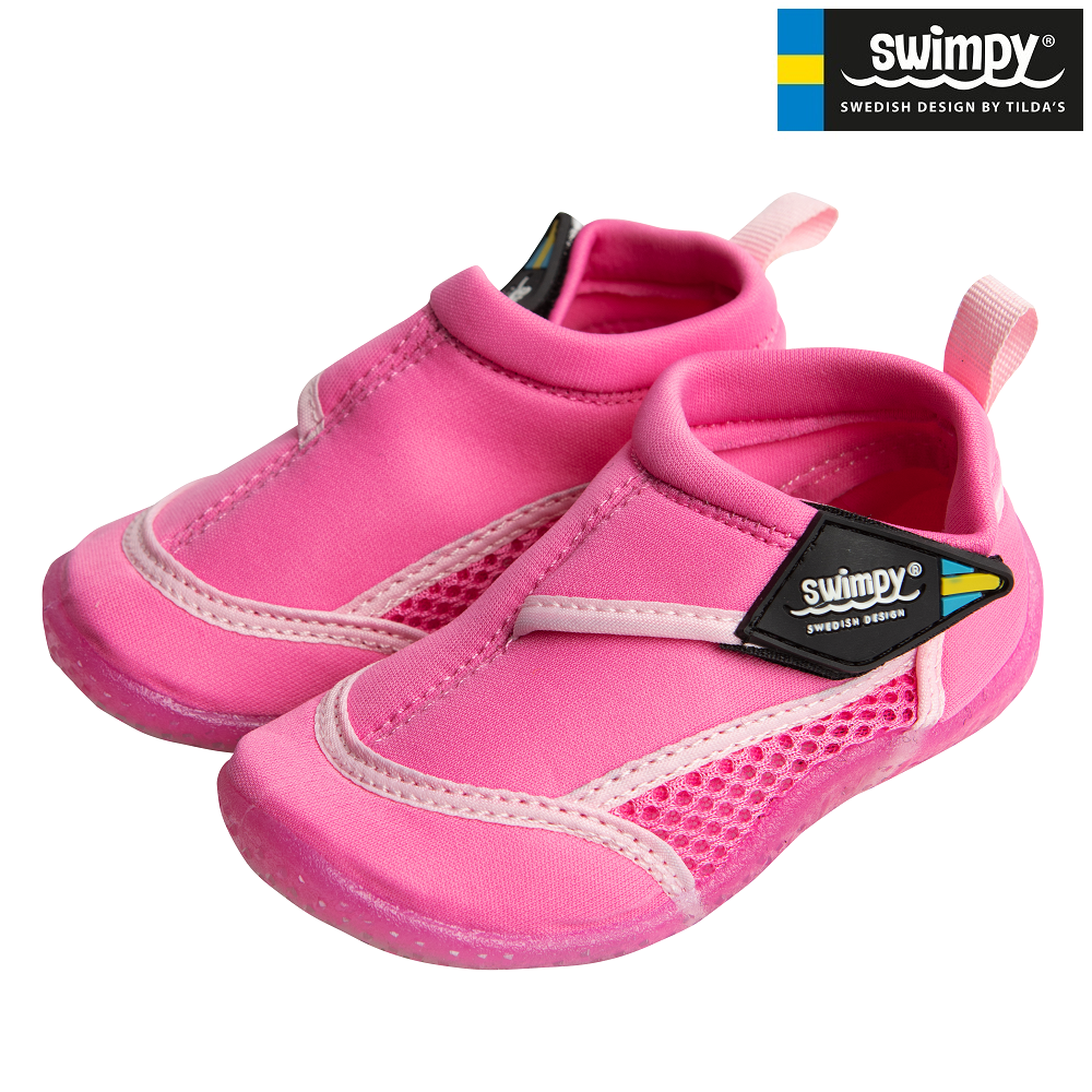 Pludmales un peldēšanas apavi bērniem un mazuļiem Swimpy Cerise