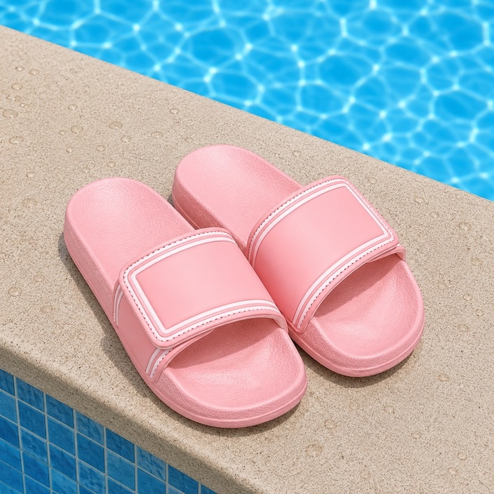 Bērnu pludmales čības - Playshoes Pink