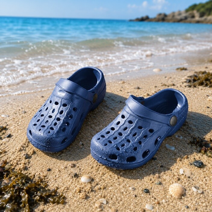 Bērnu pludmales čības - Playshoes Clogs Navy