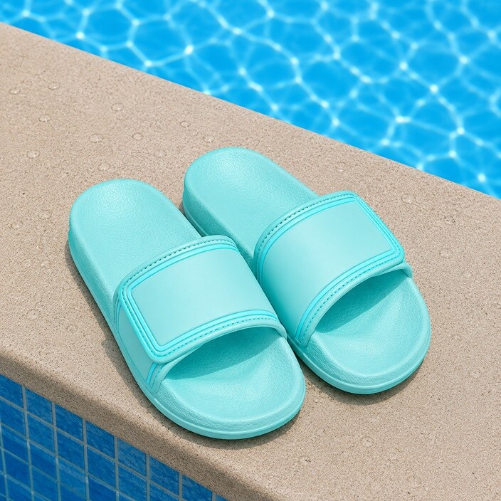 Bērnu pludmales čības - Playshoes Turquoise