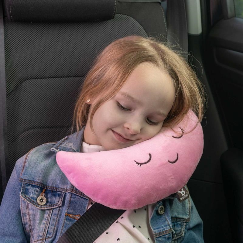 Auto drošības jostas spilvens Benbat Mooni Pink