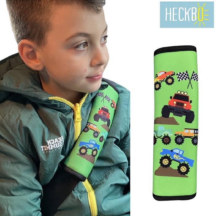 Automašīnas drošības jostas pārsegs Heckbo Monster Trucks