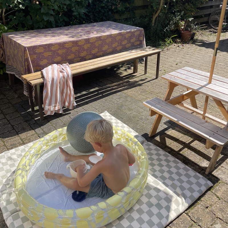 Baseins bērniem piepūšamais Swim Essentials Lemon
