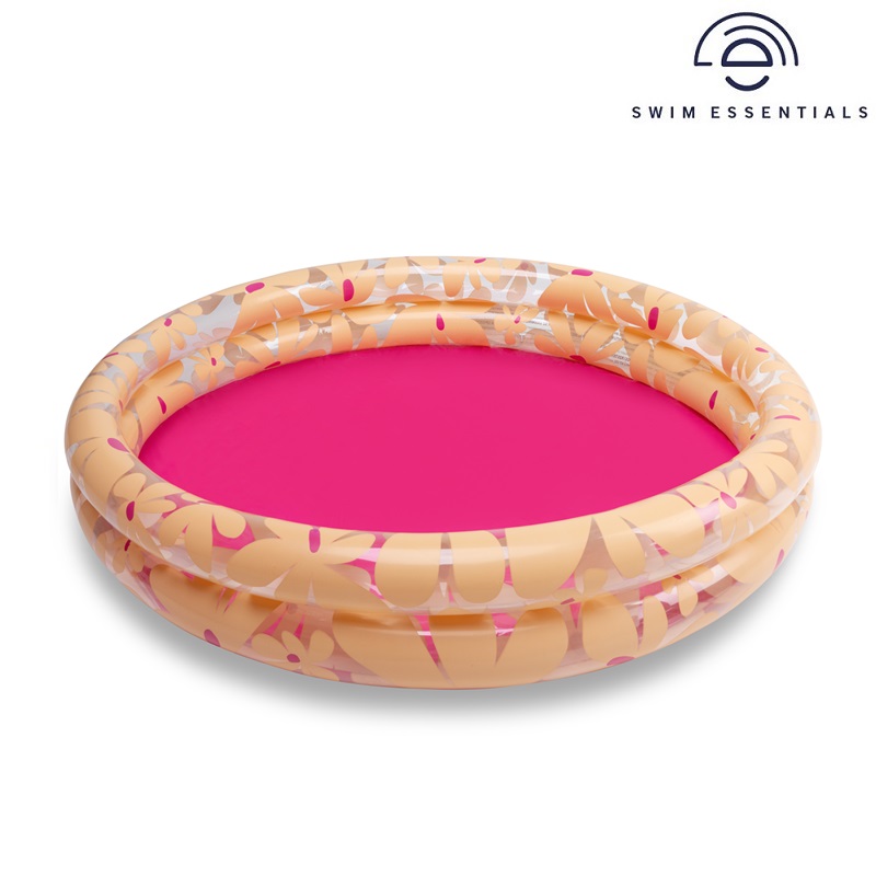 Baseins bērniem piepūšamais Swim Essentials Pink Flowers