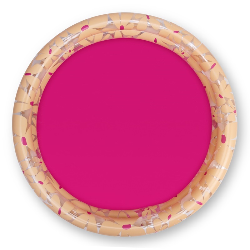 Baseins bērniem piepūšamais Swim Essentials Pink Flowers