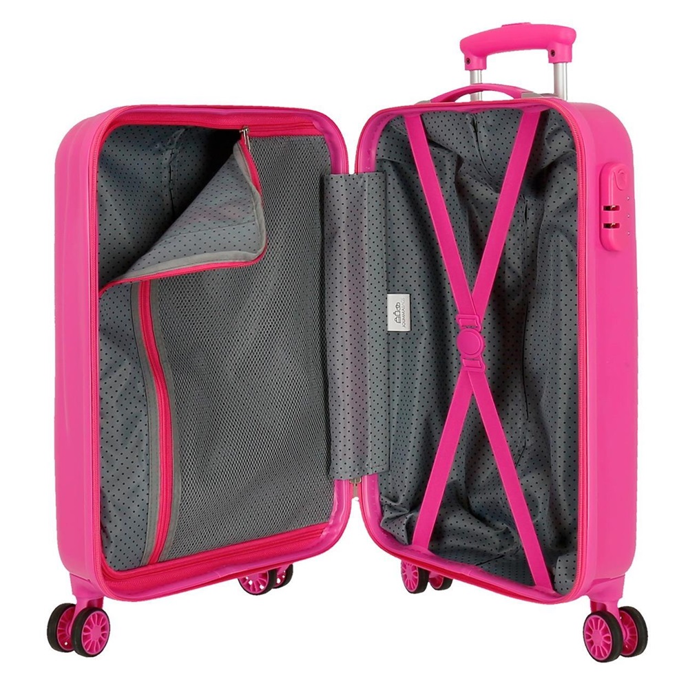 Bērnu koferis Frozen Sparkle Like Magic Pink