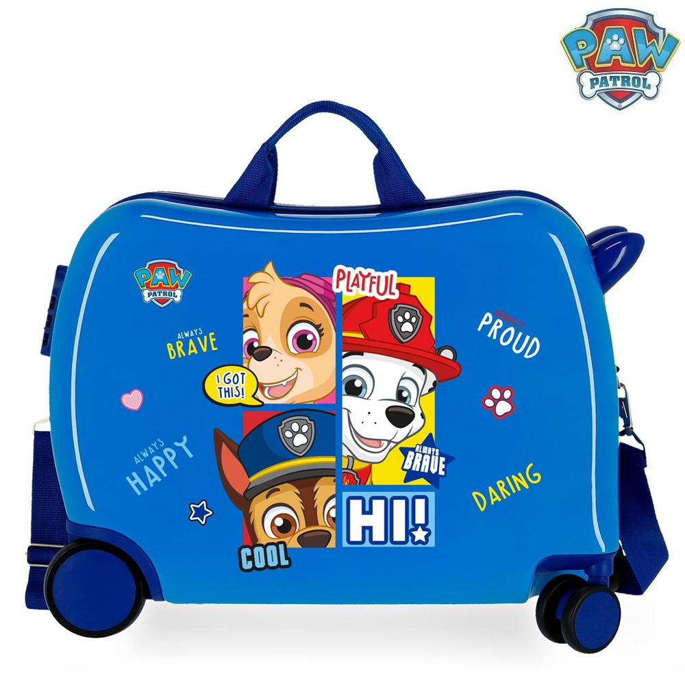 Bērnu ride-on koferis - Paw Patrol Be Happy Bērnu ride-on koferis - Paw Patrol Be Happy