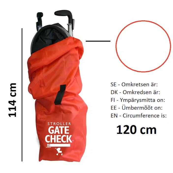Pārvadāšanas soma ratiņiem - Gate Check Stroller