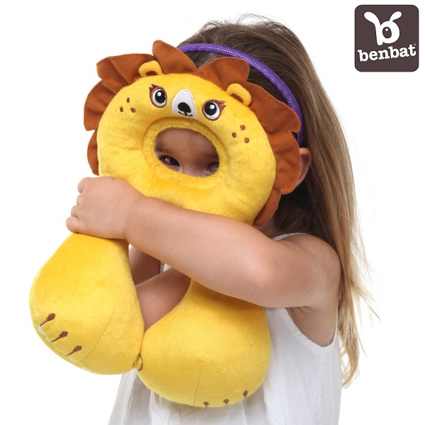 Ceļojuma spilvens bērniem Travel Friends Kids Lion