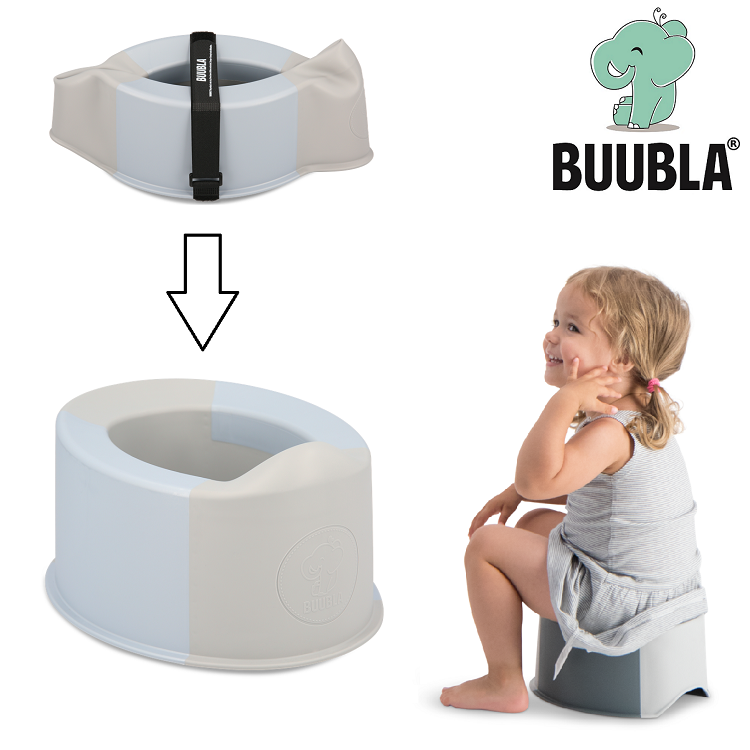 Pārnēsājams ceļojumu podiņš Buubla Light Blue
