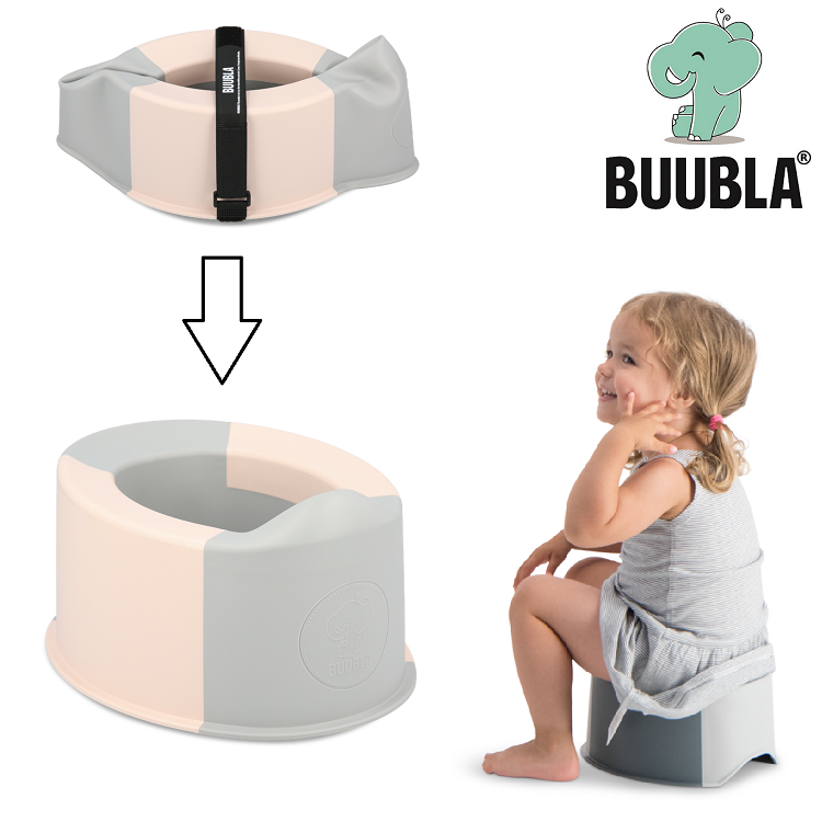 Pārnēsājams ceļojumu podiņš Buubla Pink