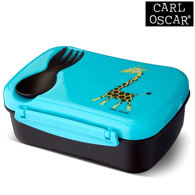 Pusdienu kaste bērniem Carl Oscar N’ice Box Kids Blue Giraffe