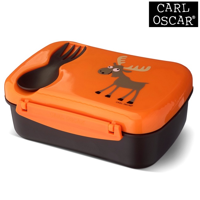 Pusdienu kaste bērniem Carl Oscar N’ice Box Kids Orange Moose