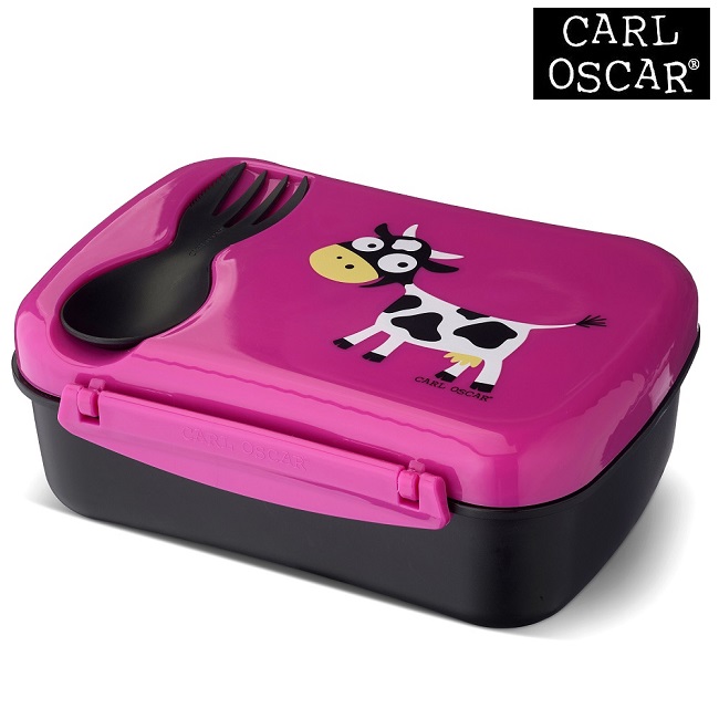 Pusdienu kaste bērniem Carl Oscar N’ice Box Kids Pink Cow