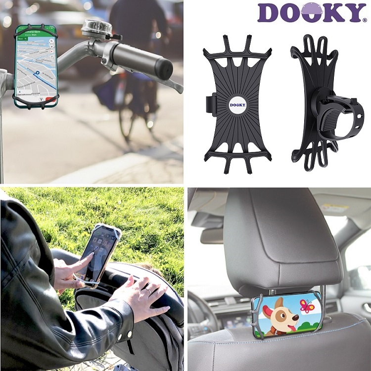 Viedtālruņa turētājs Dooky Universal Black