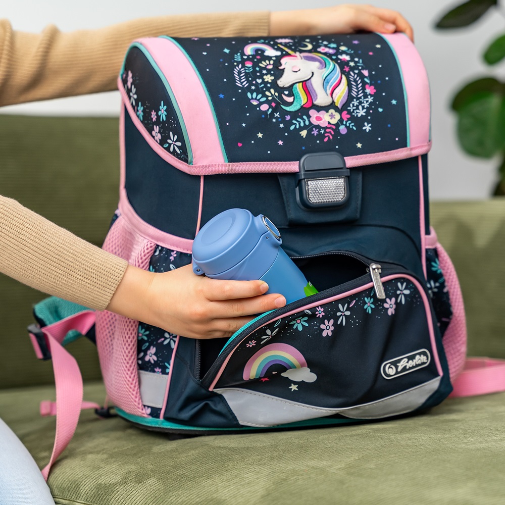 Metāla dzeramā pudele bērniem Reer Dino Blue