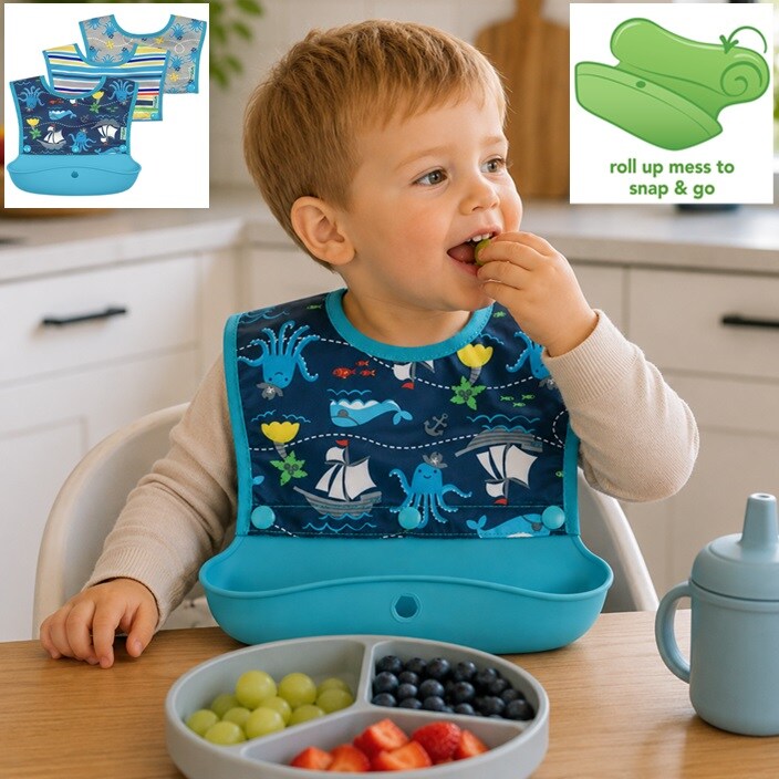 Lacīte bērniem - Green Sprouts Snap & Go Pirates