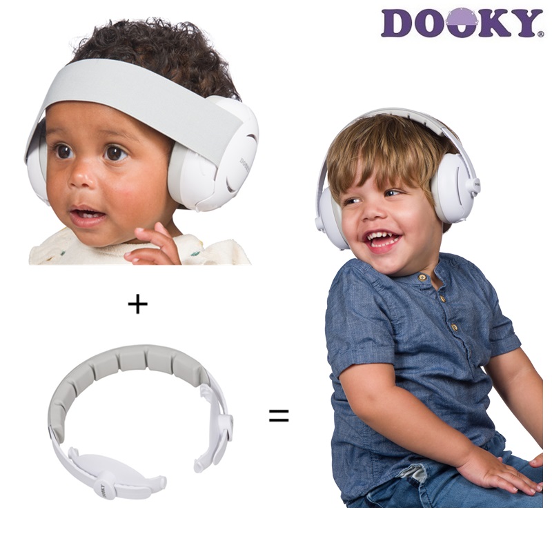 Ausu aizsargi zīdaiņiem un maziem bērniem Dooky 2 in 1