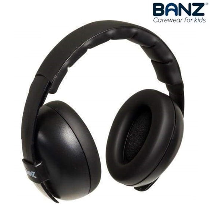 Mazuļu ausu aizsargi - Banz Bubzee Black