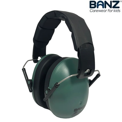 Ausu aizsargi bērniem Banz Kidz Earmuffs Dark Green